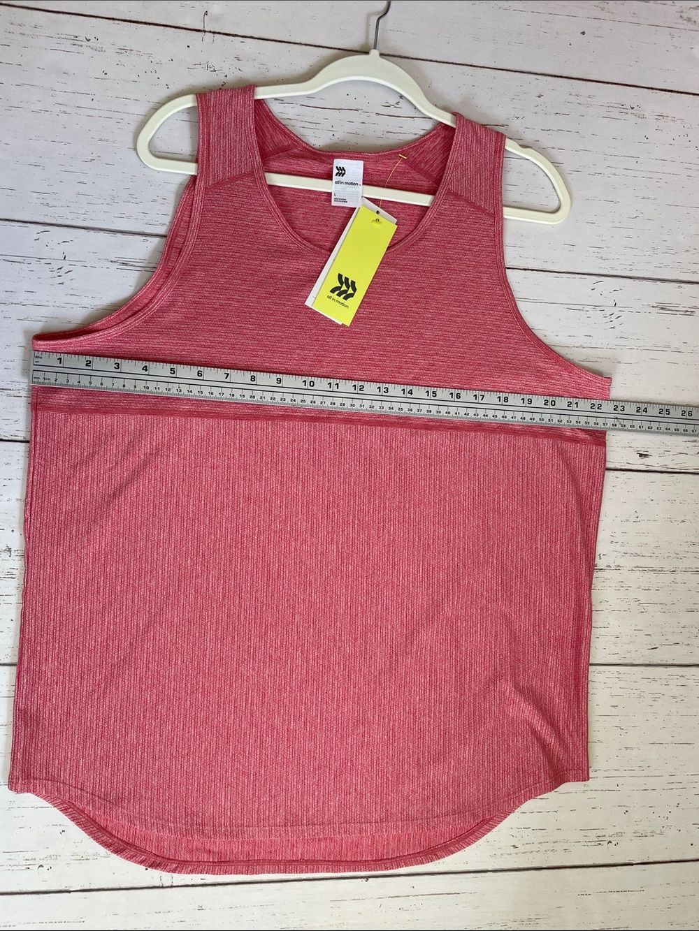 all in motion Workout Tank Top Bundle of 2 in Coral and Gray, size L, both NWT - Picture 13 of 14